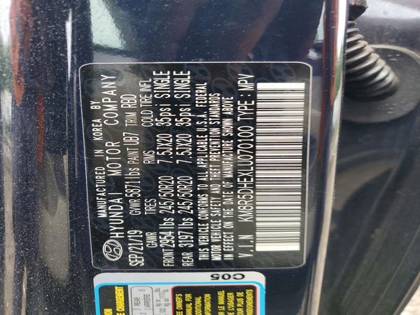 2020 HYUNDAI PALISADE Limited