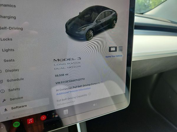 2019 TESLA MODEL 3