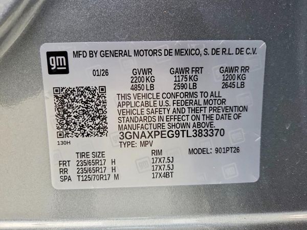 2026 CHEVROLET EQUINOX 2LT