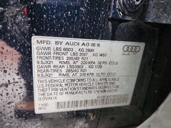 2017 AUDI Q7