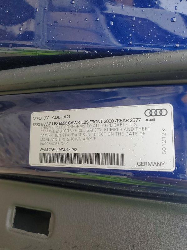 2021 AUDI A6 quattro Premium Plus