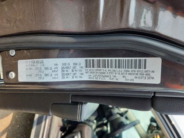 2016 JEEP CHEROKEE LATITUDE 4X4