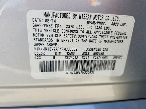 2015 INFINITI Q50