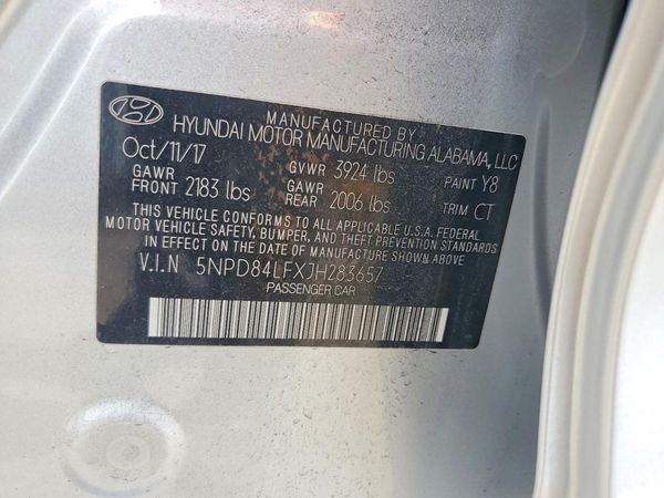 2018 HYUNDAI ELANTRA