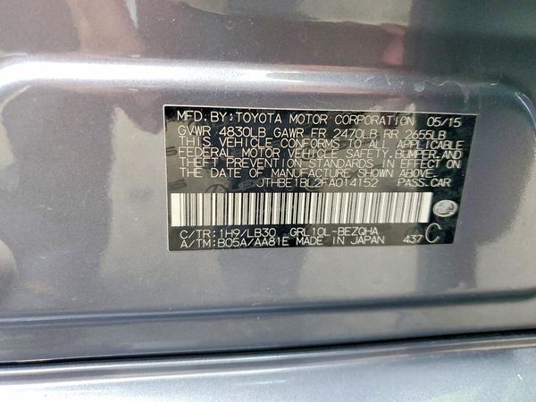 2015 LEXUS GS 350