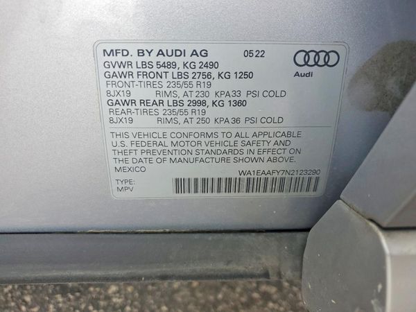 2022 AUDI Q5
