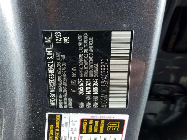 2023 MERCEDES-BENZ EQE SUV EQE350 4MATIC