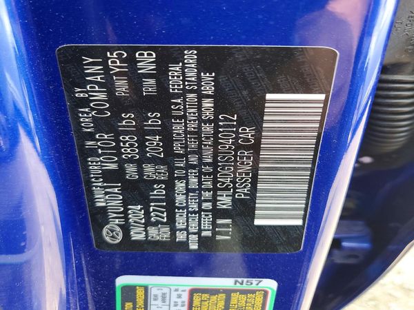 2025 HYUNDAI ELANTRA SEL Convenience — VINS