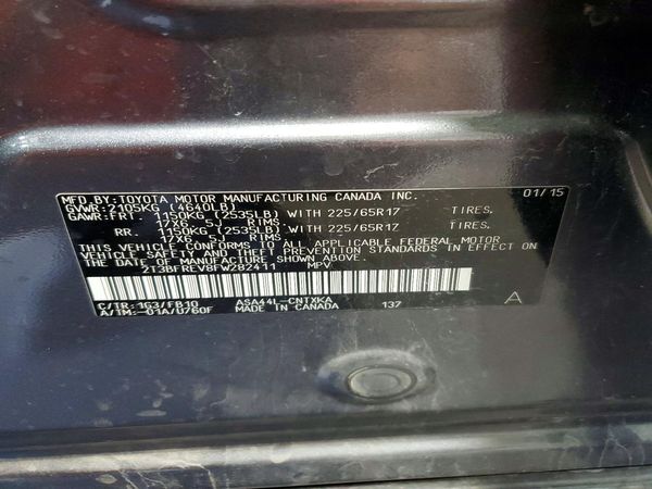 2015 TOYOTA RAV4 LE (X Grade)