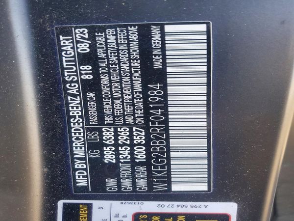2024 MERCEDES-BENZ ALL OTHER EQE350+ — VINS