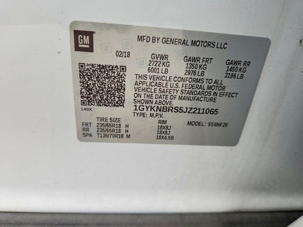 2018 CADILLAC XT5