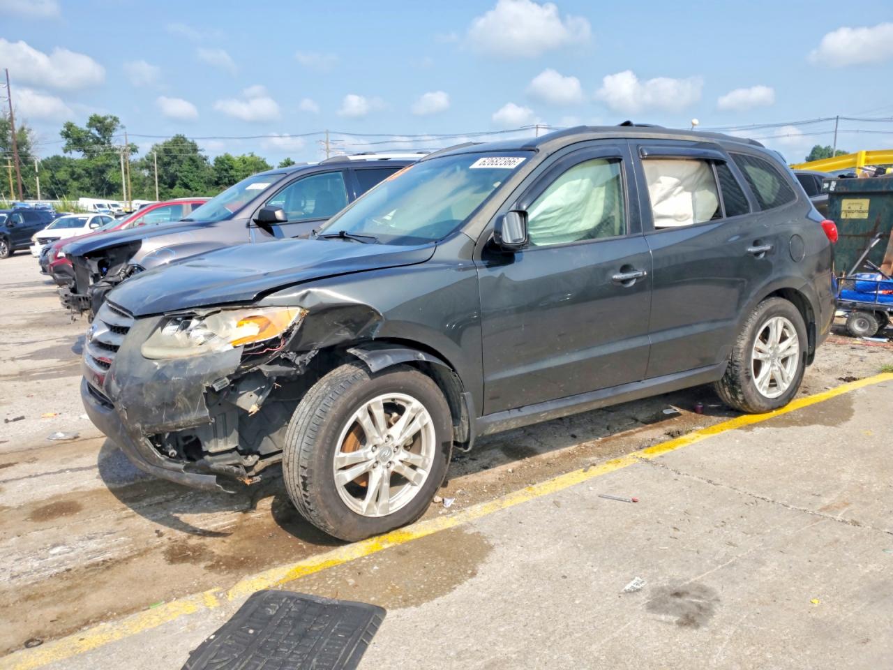 2012 HYUNDAI SANTA FE TOP (High) — Front 3/4