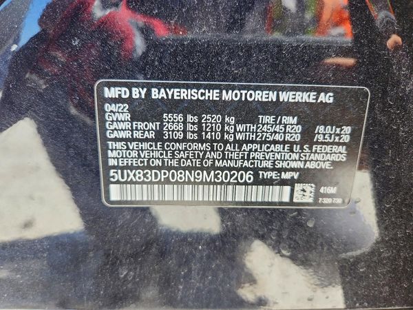 2022 BMW X3