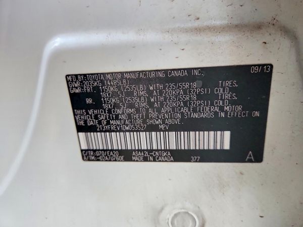 2013 TOYOTA RAV4 High