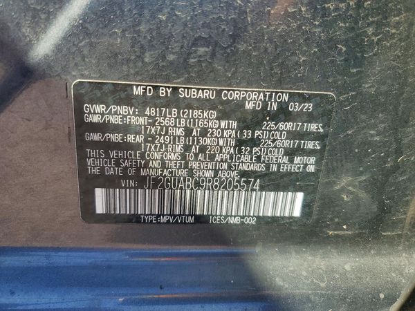 2024 SUBARU CROSSTREK Base