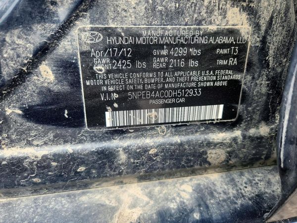 2013 HYUNDAI SONATA GLS/ GLS Popular