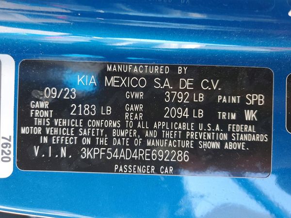 2024 KIA FORTE GT Line