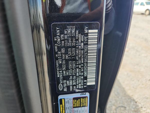 2019 HYUNDAI SANTA FE XL