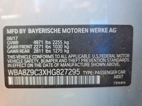 2017 BMW 330 xDrive GT