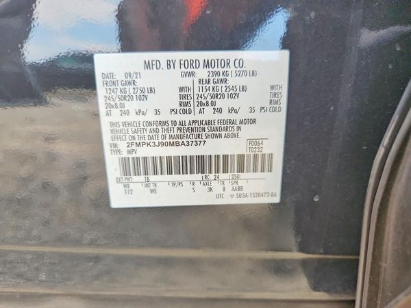2021 FORD EDGE SEL