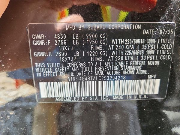 2025 SUBARU OUTBACK