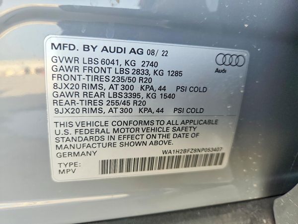 2022 AUDI Q4 E-TRON