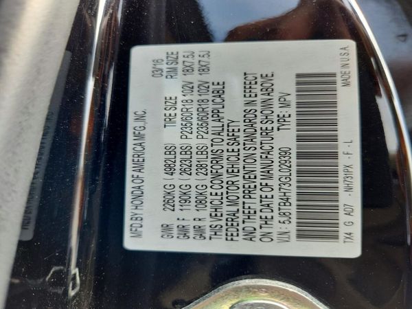 2016 ACURA RDX Advance Package