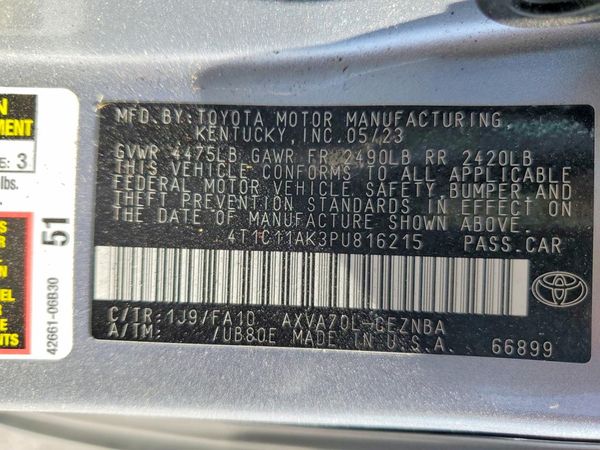 2023 TOYOTA CAMRY LE