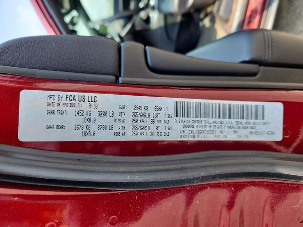 2019 JEEP GRAND CHEROKEE