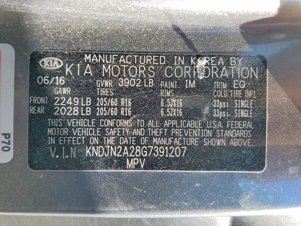 2016 KIA SOUL