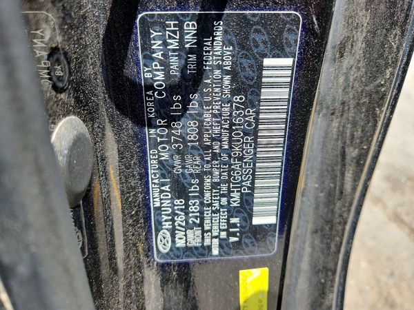 2019 HYUNDAI VELOSTER 2.0L and 2.0L Premium