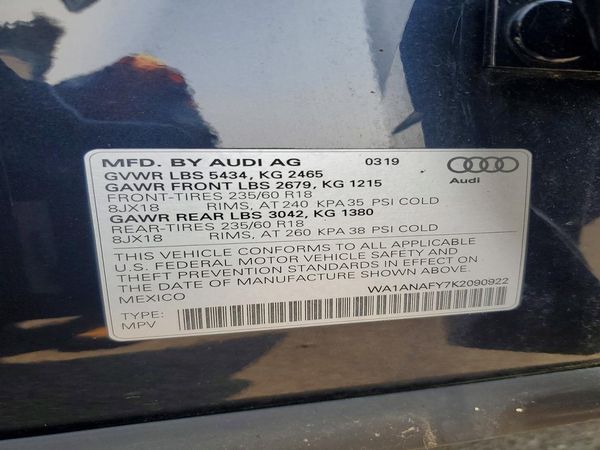 2019 AUDI Q5