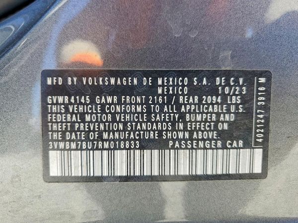 2024 VOLKSWAGEN JETTA