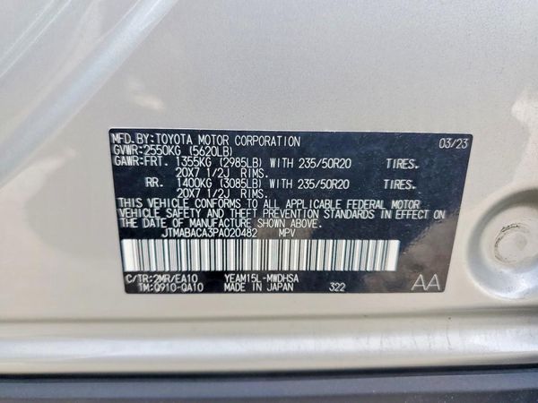 2023 TOYOTA BZ4X