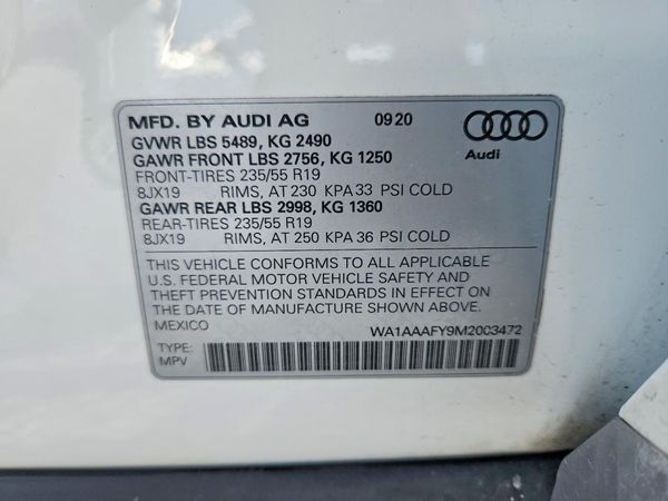 2021 AUDI Q5 quattro Premium