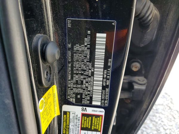 2012 TOYOTA VENZA — VINS