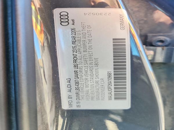 2019 AUDI A3