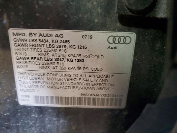 2019 AUDI Q5 quattro Premium