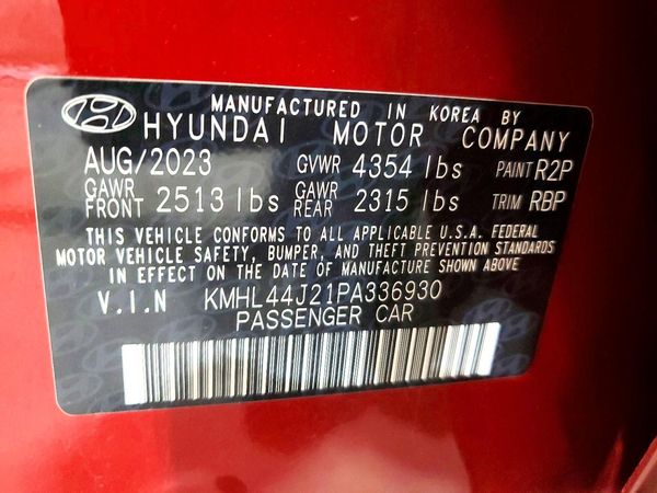 2023 HYUNDAI SONATA