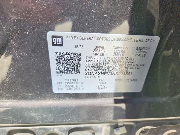 2022 CHEVROLET EQUINOX