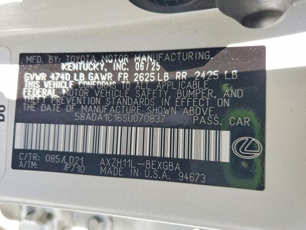 2025 LEXUS ES 300H 300h Premium