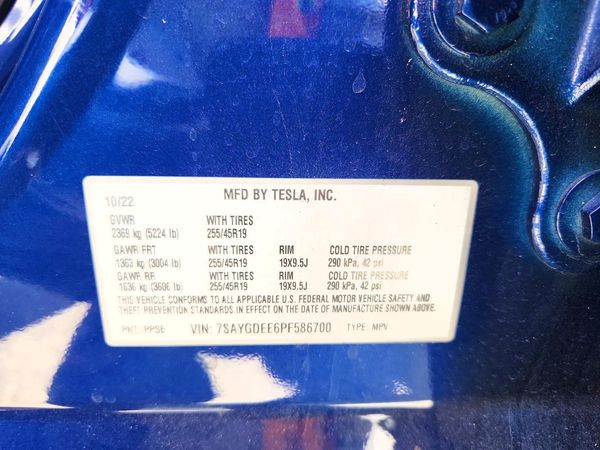 2023 TESLA MODEL Y