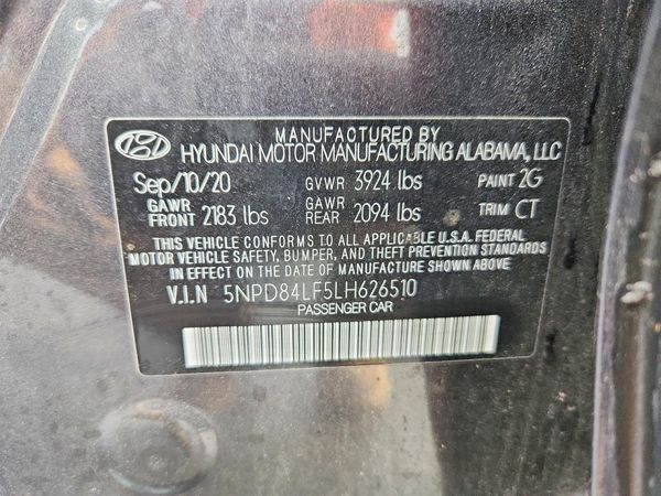 2020 HYUNDAI ELANTRA