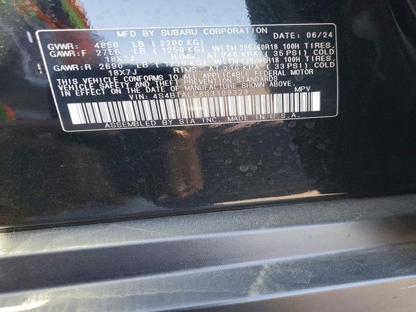 2025 SUBARU OUTBACK Onyx Edition