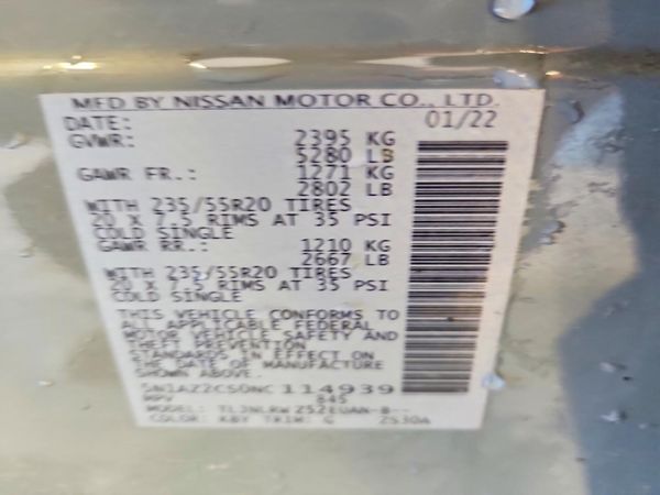 2022 NISSAN MURANO SL