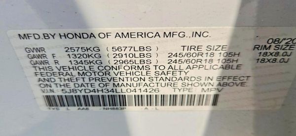 2020 ACURA MDX SH-AWD