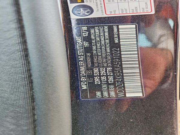 2019 MERCEDES-BENZ E E300-4M