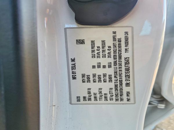 2020 TESLA MODEL 3