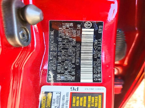 2017 TOYOTA CAMRY LE/SE/XLE/XSE