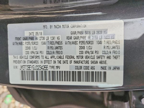 2018 MAZDA CX-9